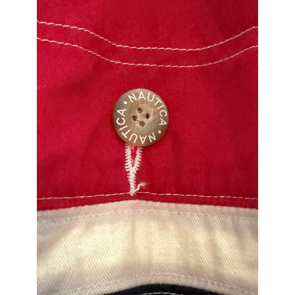 Nautica Red White Blue Window Valance Set of 3 - Picture 3 of 4